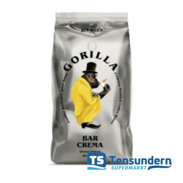 Gorilla Bar Crema Bohnen 1000 Gramm