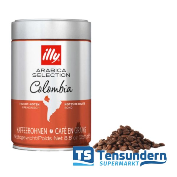 Illy Colombia Bohnen 250 Gramm